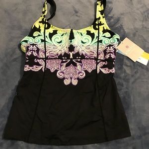 NWT ATHLETA  Tankini MEDIUM TALL